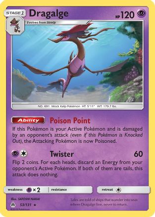 Dragalge (/131) [SM: Forbidden Light] Pokemon Single Pokémon