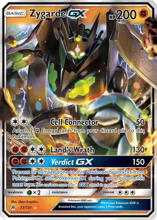 Zygarde GX (73/131) Holofoil [SM: Forbidden Light] Pokemon Single Pokémon