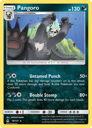 Pangoro (/131) [SM: Forbidden Light] Pokemon Single Pokémon