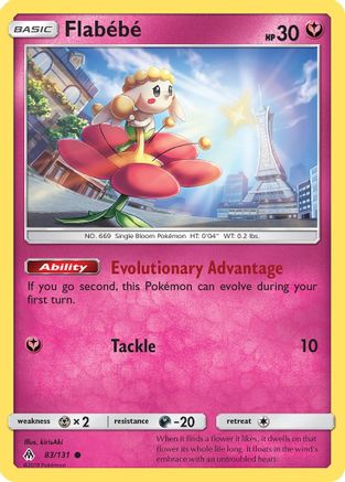 Flabebe (83/131) Reverse Holofoil [SM: Forbidden Light] Pokemon Single Pokémon
