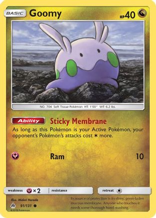 Goomy (91/131) Reverse Holofoil [SM: Forbidden Light] Pokemon Single Pokémon