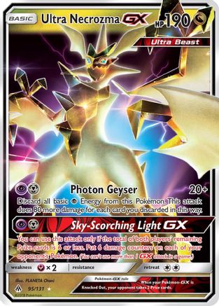 Ultra Necrozma GX 95/131 Holofoil [SM: Forbidden Light] Pokemon Single Pokémon