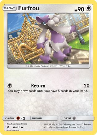 Furfrou (99/131) - [SM: Forbidden Light] Reverse Holofoil Pokemon Single Pokémon