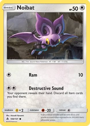 Noibat (/131) [SM: Forbidden Light] Pokemon Single Pokémon