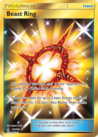 Beast Ring (Secret) (/131) Holofoil [SM: Forbidden Light] Pokemon Single Pokémon