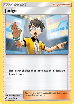 Judge (108/131) Reverse Holofoil [SM: Forbidden Light] Pokemon Single Pokémon