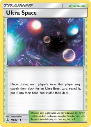 Ultra Space (115/131) Reverse Holofoil [SM: Forbidden Light] Pokemon Single Pokémon