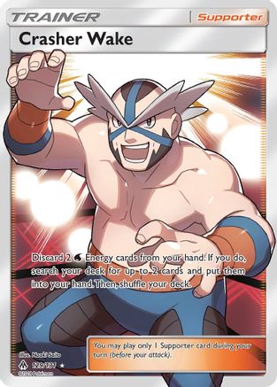 Crasher Wake (Full Art) (/131) Holofoil [SM: Forbidden Light] Pokemon Single Pokémon