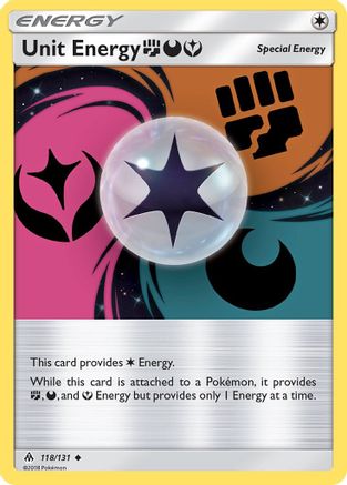 Unit Energy FDY (118/131) [SM: Forbidden Light] Pokemon Single Pokémon
