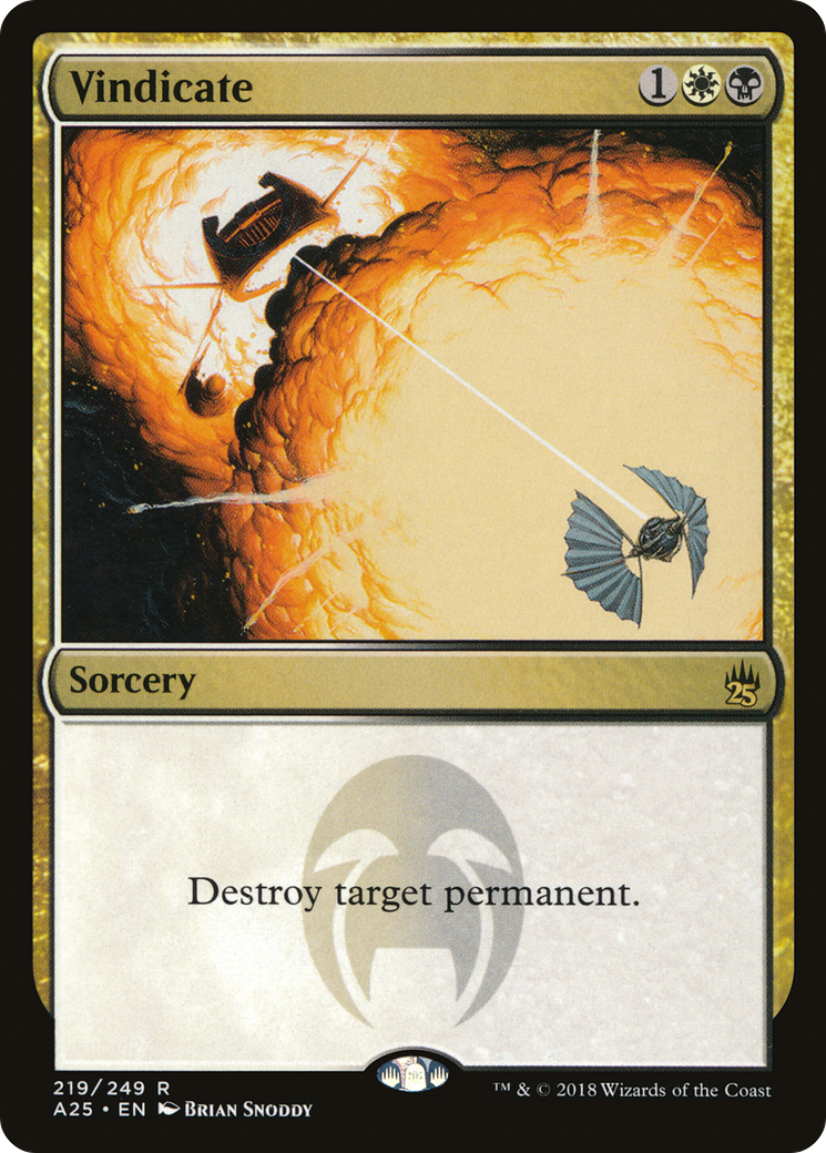Vindicate (A25-219) [Masters 25] MTG Single Wizards of the Coast