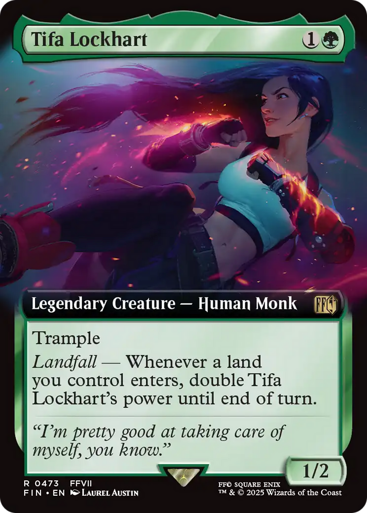 Tifa Lockhart (FIN-473) [FINAL FANTASY] (Extended Art) Foil MTG Single Wizards of the Coast