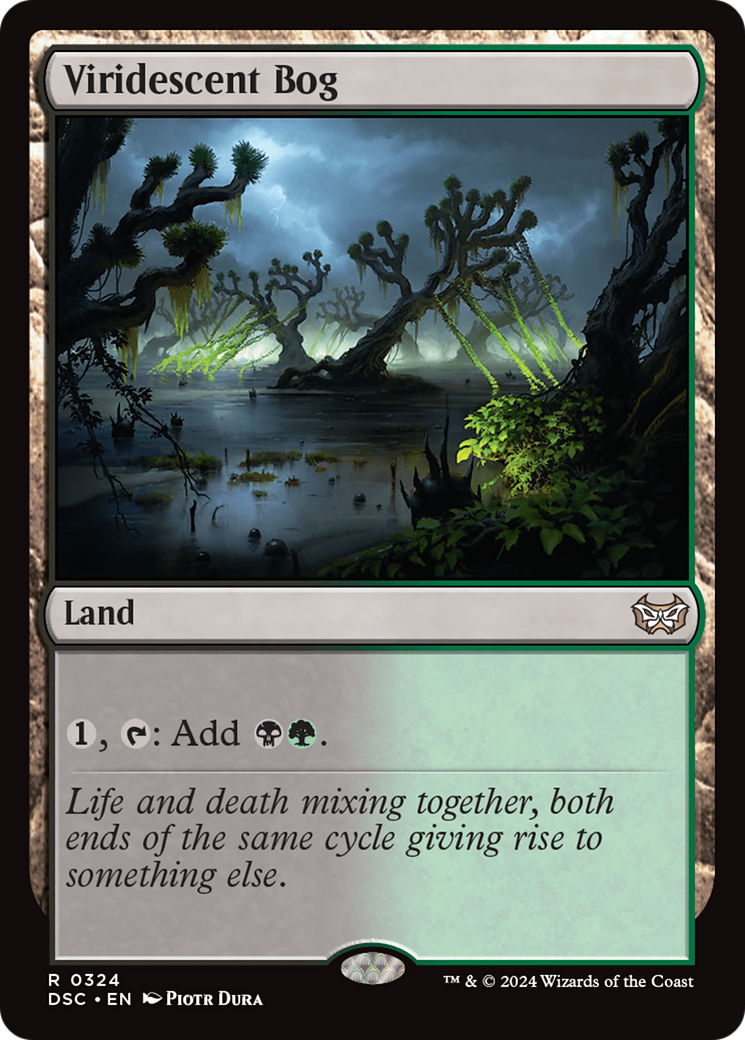 Viridescent Bog (DSC-324) [Duskmourn: House of Horror Commander] MTG Single Wizards of the Coast