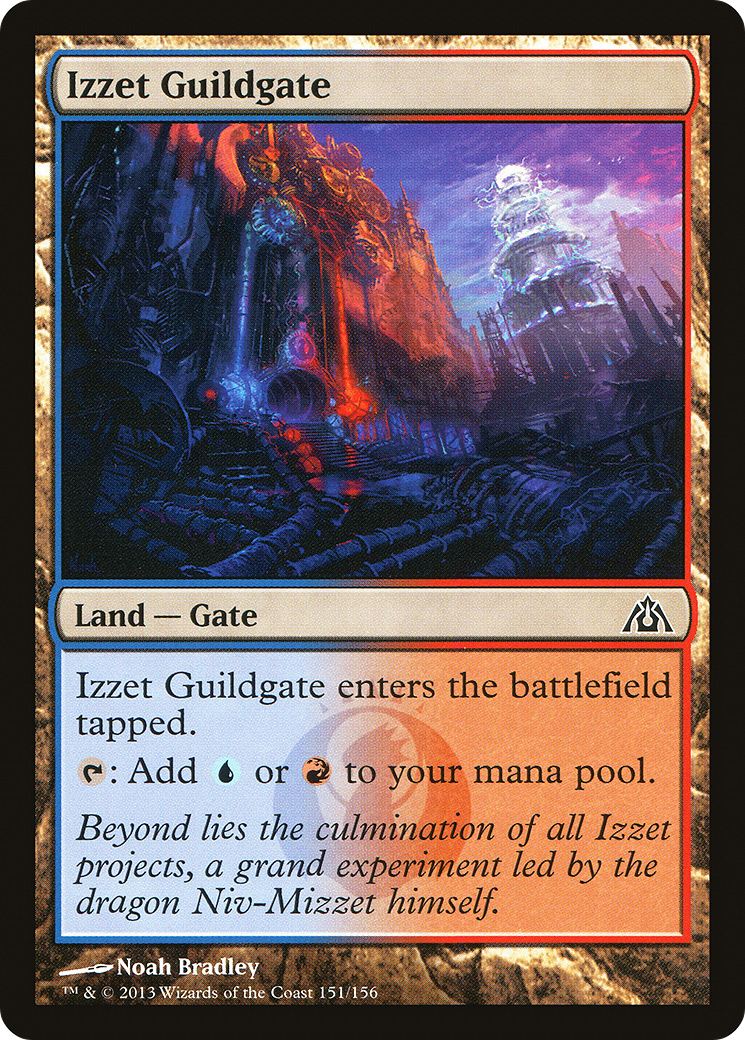 Izzet Guildgate (DGM-151) [Dragon's Maze] MTG Single Wizards of the Coast