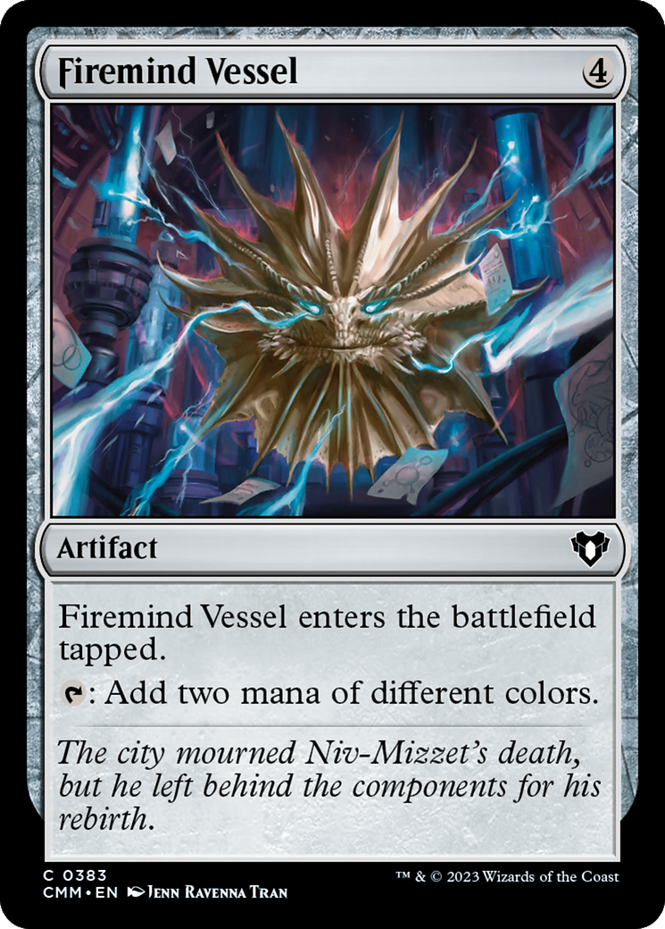 Firemind Vessel (CMM-383) [Commander Masters] Foil MTG Single Wizards of the Coast