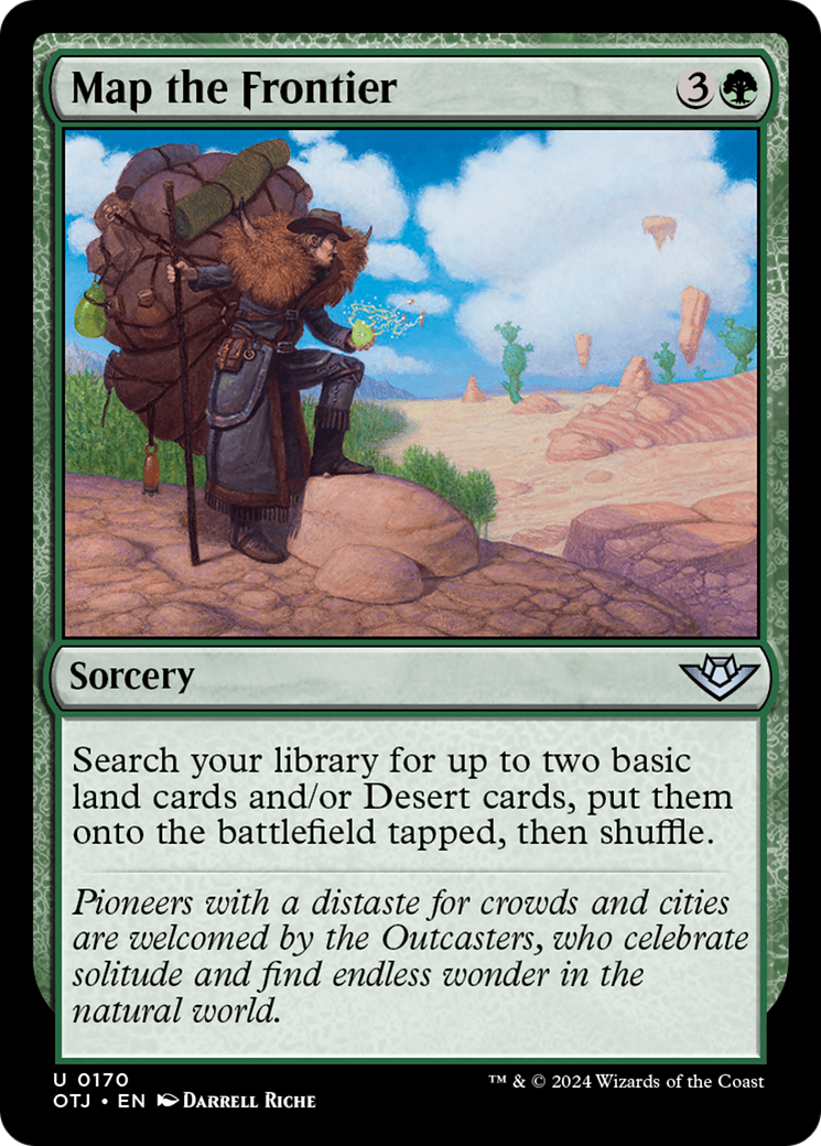 Map the Frontier (OTJ-170) [Outlaws of Thunder Junction] MTG Single Wizards of the Coast