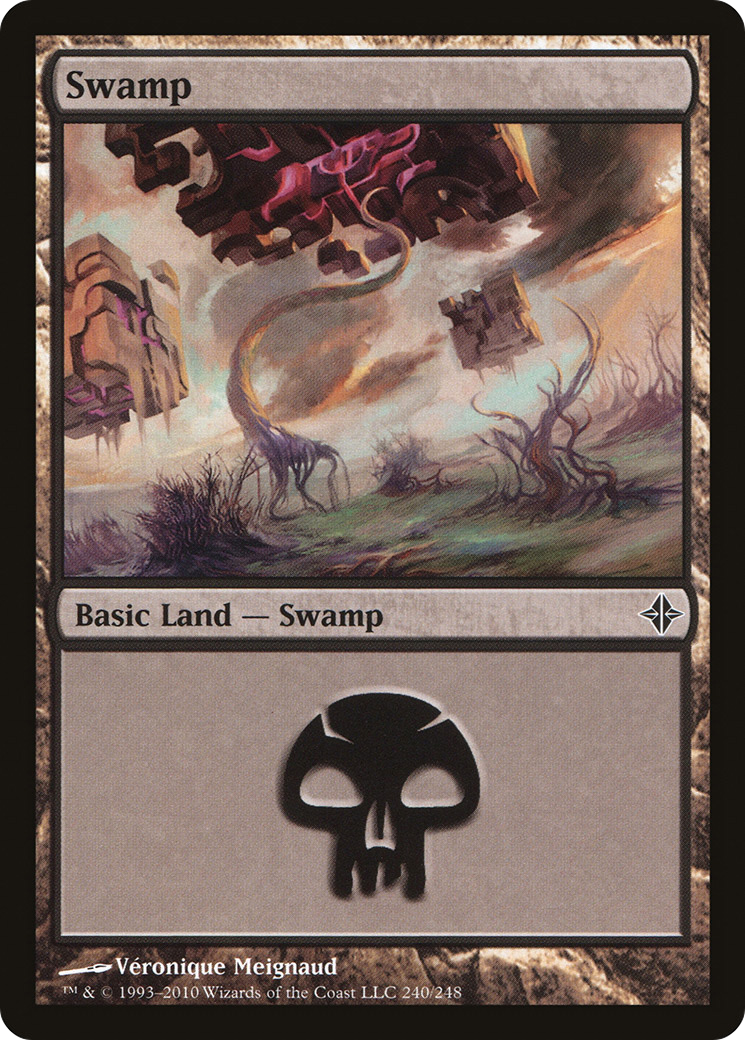 Swamp (ROE-240) [Rise of the Eldrazi] Foil MTG Single Wizards of the Coast