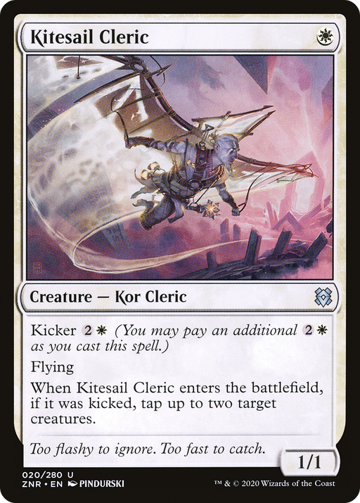 Kitesail Cleric (ZNR-020) [Zendikar Rising] MTG Single Wizards of the Coast