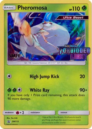 Pheromosa - SM115 (Prerelease) [Staff] () Holofoil [SM: Black Star Promos] Pokemon Single Pokémon