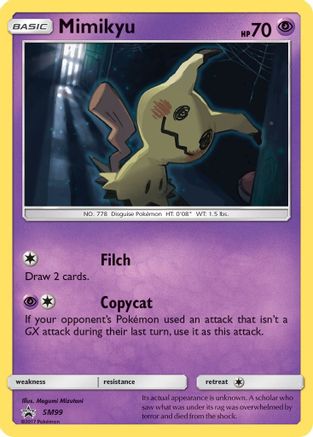 Mimikyu - SM99 (/248) Holofoil [SM: Black Star Promos] Pokemon Single Pokémon