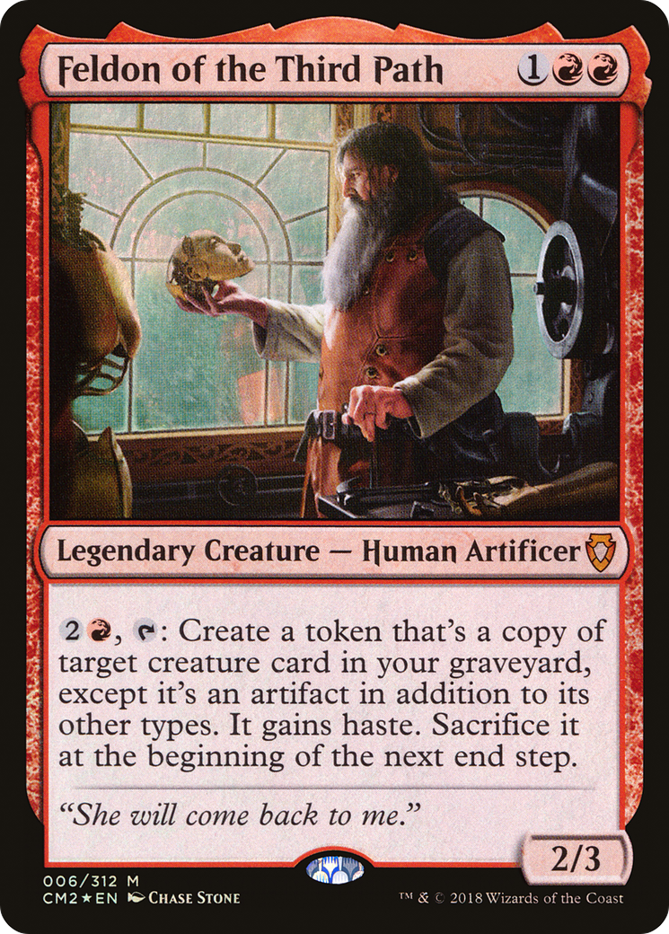 Feldon of the Third Path (CM2-006) [Commander Anthology Volume II] Foil MTG Single Wizards of the Coast