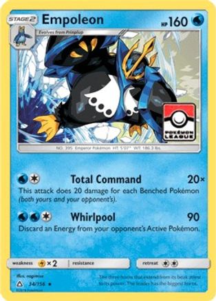 Empoleon - 34/156 (Pokemon League) Reverse Holofoil [Promos: League & Championship Cards] Pokemon Single Pokémon