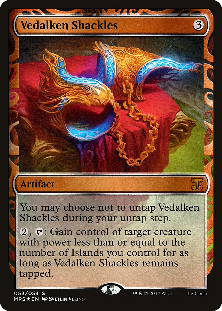 Vedalken Shackles (MPS-053) [Kaladesh Inventions] Foil MTG Single Wizards of the Coast