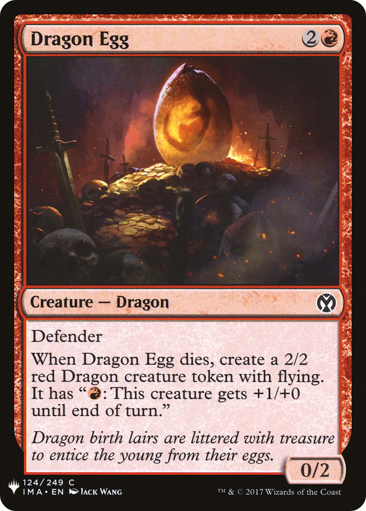 Dragon Egg (LIST-IMA-124) [Mystery Booster] The List MTG Single Wizards of the Coast