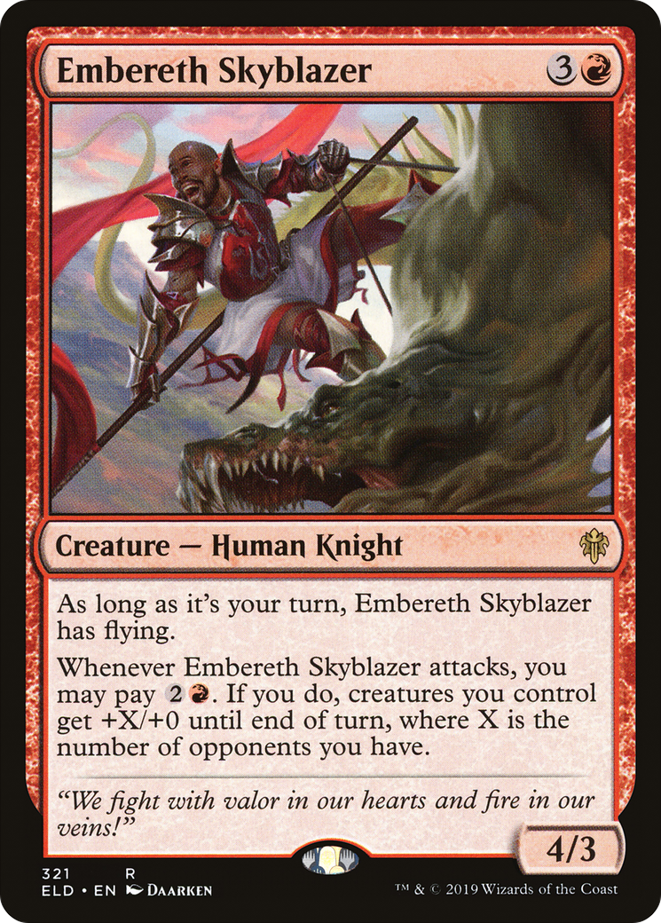 Embereth Skyblazer (ELD-321) [Throne of Eldraine] MTG Single Wizards of the Coast