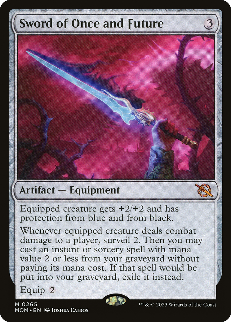 Sword of Once and Future (MOM-265) [March of the Machine] Foil MTG Single Wizards of the Coast