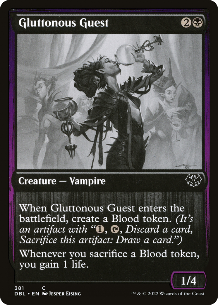 Gluttonous Guest (DBL-381) [Innistrad: Double Feature] Foil MTG Single Wizards of the Coast