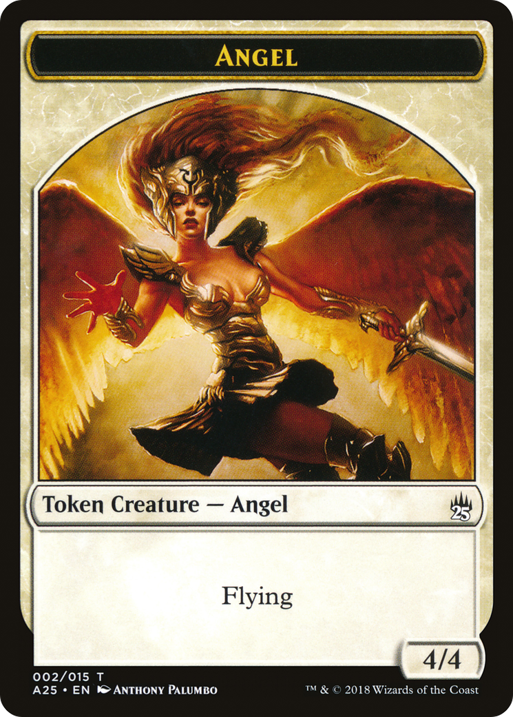 Angel Token (002) (A25-002) [Tokens] Masters 25 Tokens MTG Single Wizards of the Coast