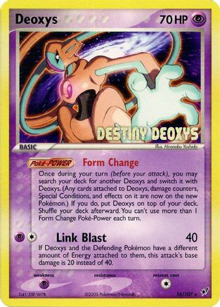 Deoxys (Normal Forme) - 16/107 (Movie Promo) [Misc: Cards & Products] Pokemon Single Pokémon