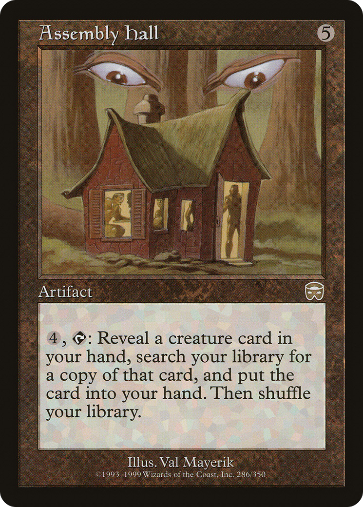 Assembly Hall (MMQ-286) [Mercadian Masques] Foil MTG Single Wizards of the Coast