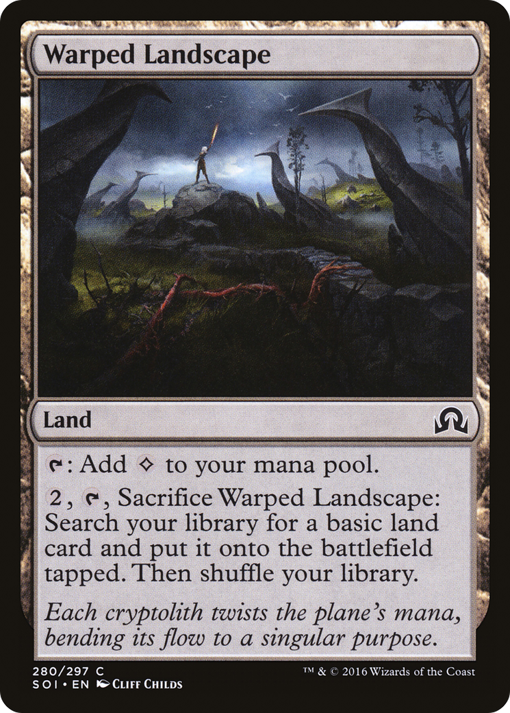 Warped Landscape (SOI-280) [Shadows over Innistrad] MTG Single Wizards of the Coast