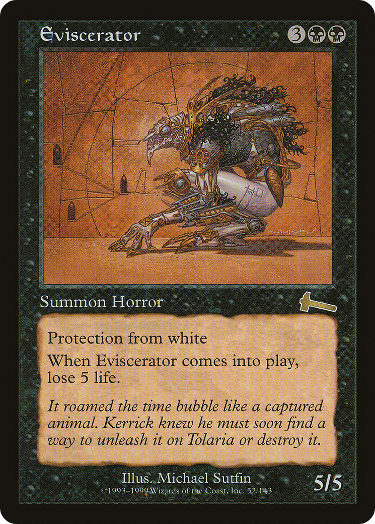 Eviscerator (ULG-052) [Urza's Legacy] MTG Single Wizards of the Coast