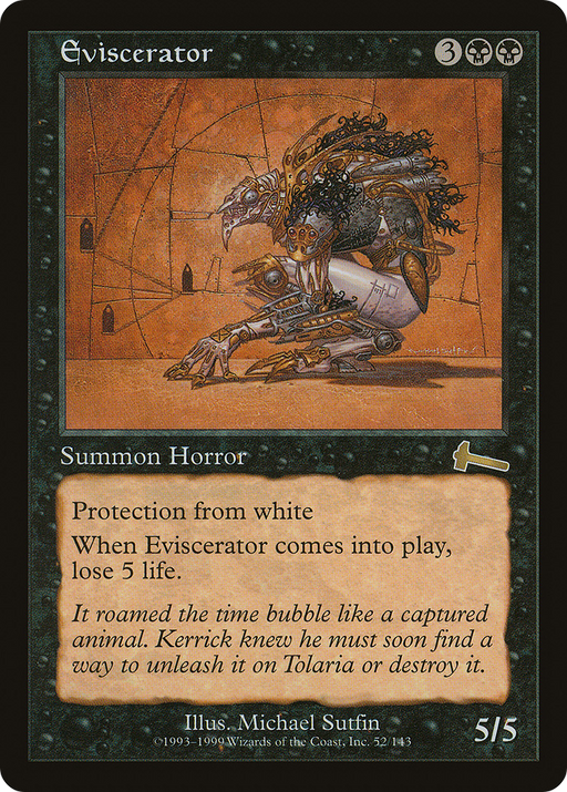 Eviscerator (ULG-052) [Urza's Legacy] MTG Single Wizards of the Coast