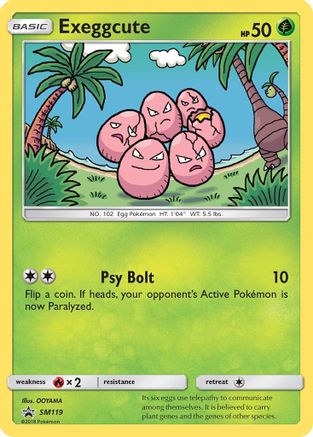 Exeggcute - SM119 (SM119/248) Holofoil [SM: Black Star Promos] Pokemon Single Pokémon