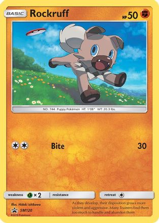 Rockruff - SM120 (/248) Holofoil [SM: Black Star Promos] Pokemon Single Pokémon