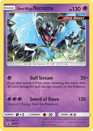 Dawn Wings Necrozma - SM123 (/248) Holofoil [SM: Black Star Promos] Pokemon Single Pokémon