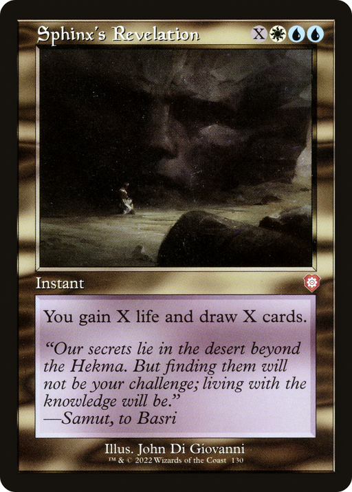 Sphinx's Revelation (BRC-130) [The Brothers' War Commander] MTG Single Wizards of the Coast