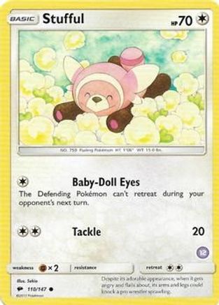 Stufful (12) () [SM: Trainer Kit Alolan Sandslash & Alolan Ninetales] Pokemon Single Pokémon