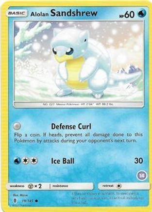 Alolan Sandshrew (14) (19) - [SM: Trainer Kit Alolan Sandslash & Alolan Ninetales] Pokemon Single Pokémon