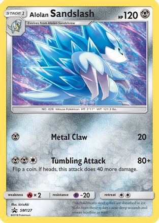 Alolan Sandslash - SM127 (SM127/248) - [SM: Black Star Promos] Pokemon Single Pokémon