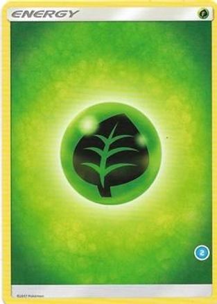Grass Energy (2) () [SM: Trainer Kit Alolan Sandslash & Alolan Ninetales] Pokemon Single Pokémon