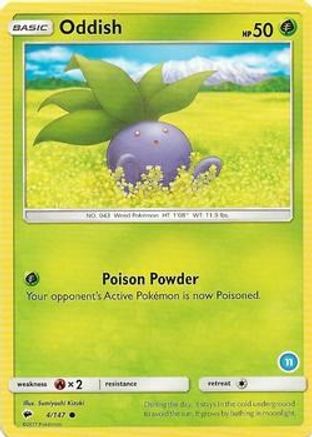 Oddish (11) () [SM: Trainer Kit Alolan Sandslash & Alolan Ninetales] Pokemon Single Pokémon