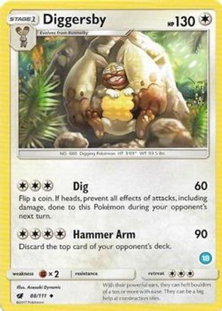 Diggersby (18) () [SM: Trainer Kit Alolan Sandslash & Alolan Ninetales] Pokemon Single Pokémon