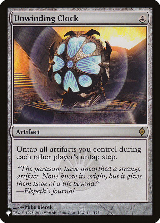 Unwinding Clock (LIST-164/175) [Mystery Booster] The List MTG Single Wizards of the Coast