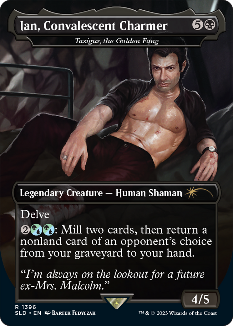 Ian, Convalescent Charmer - Tasigur, the Golden Fang (SLD-1396) [Secret Lair Drop] (Borderless) MTG Single Wizards of the Coast
