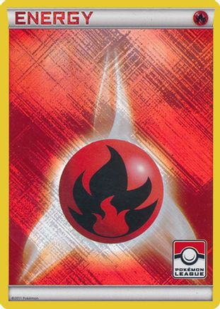Fire Energy (2011 Pokemon League) () Holofoil [Promos: League & Championship Cards] Pokemon Single Pokémon