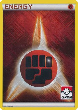 Fighting Energy (2011 Pokemon League) () Holofoil [Promos: League & Championship Cards] Pokemon Single Pokémon